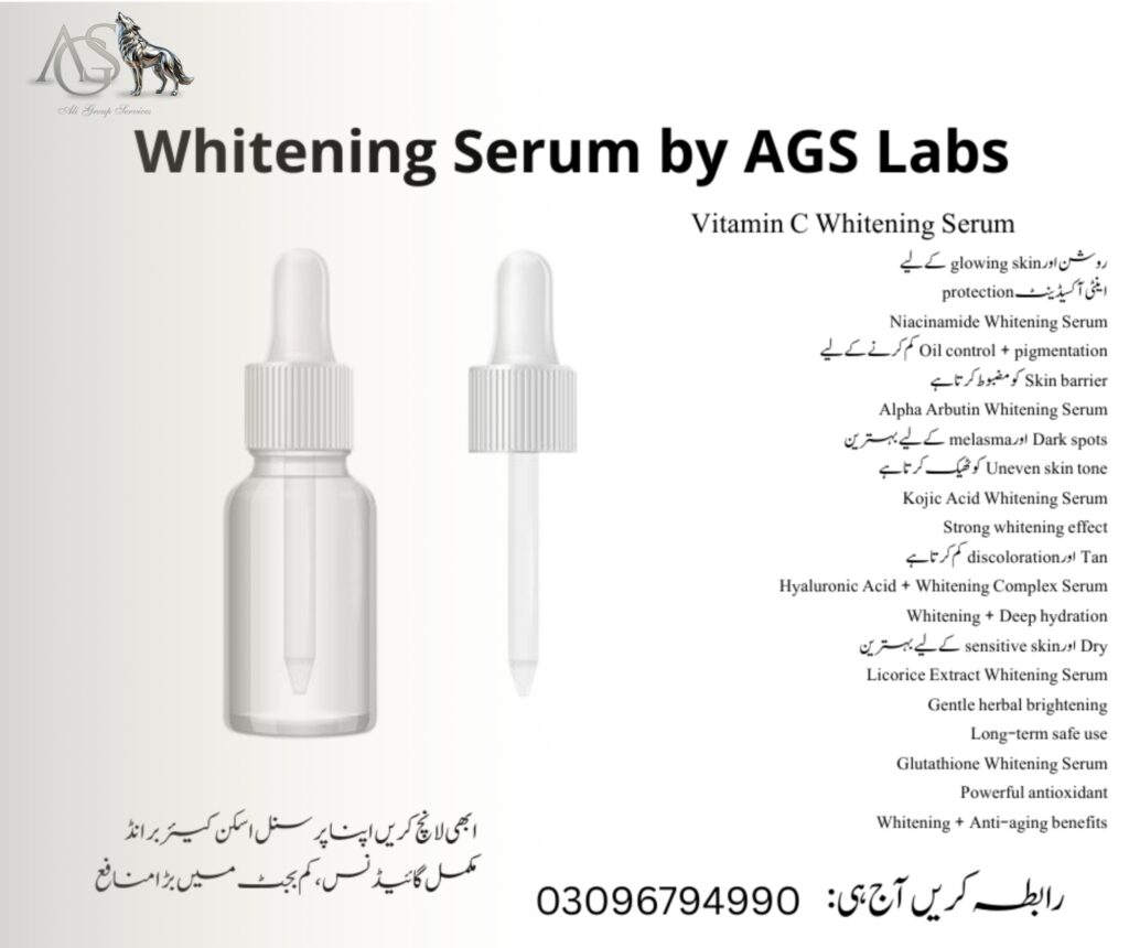 Customized Face Serum Manufacturing